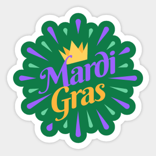 Mardi Gras Sticker